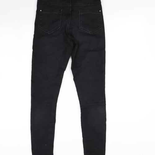 frankie Womens Black   Skinny Jeans Size 10 L28 in