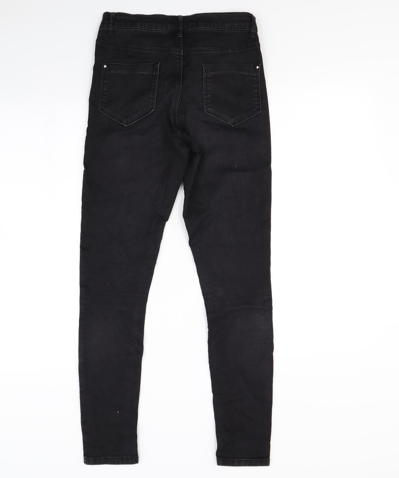 frankie Womens Black   Skinny Jeans Size 10 L28 in