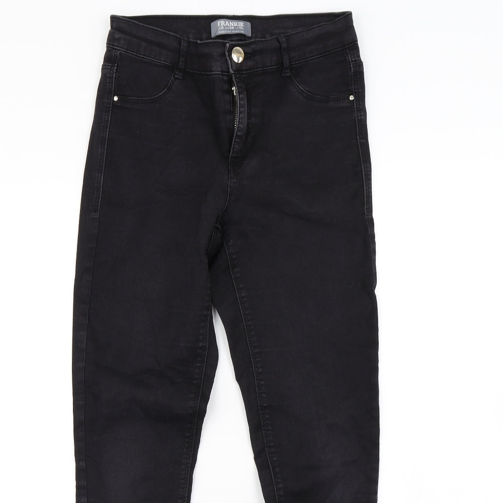 frankie Womens Black   Skinny Jeans Size 10 L28 in