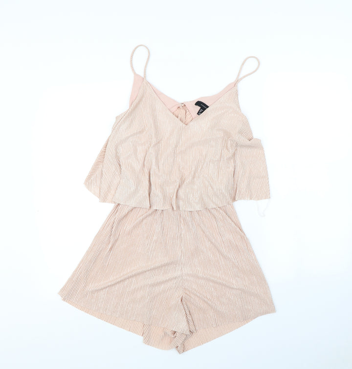 Atmosphere Womens Pink Playsuit One-Piece Size 10 L3 in
