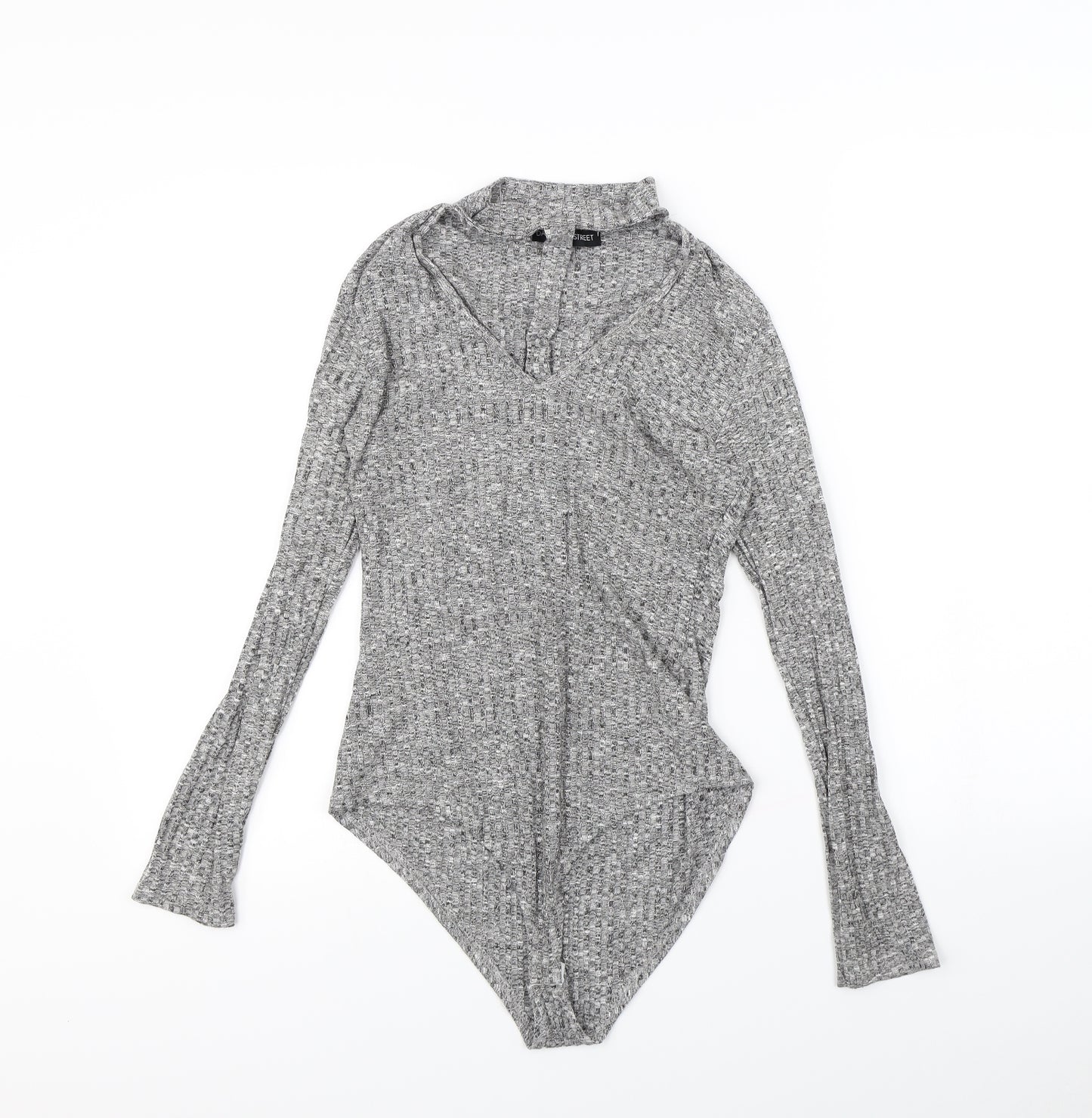 Daisy Street Womens Grey   Bodysuit One-Piece Size 10