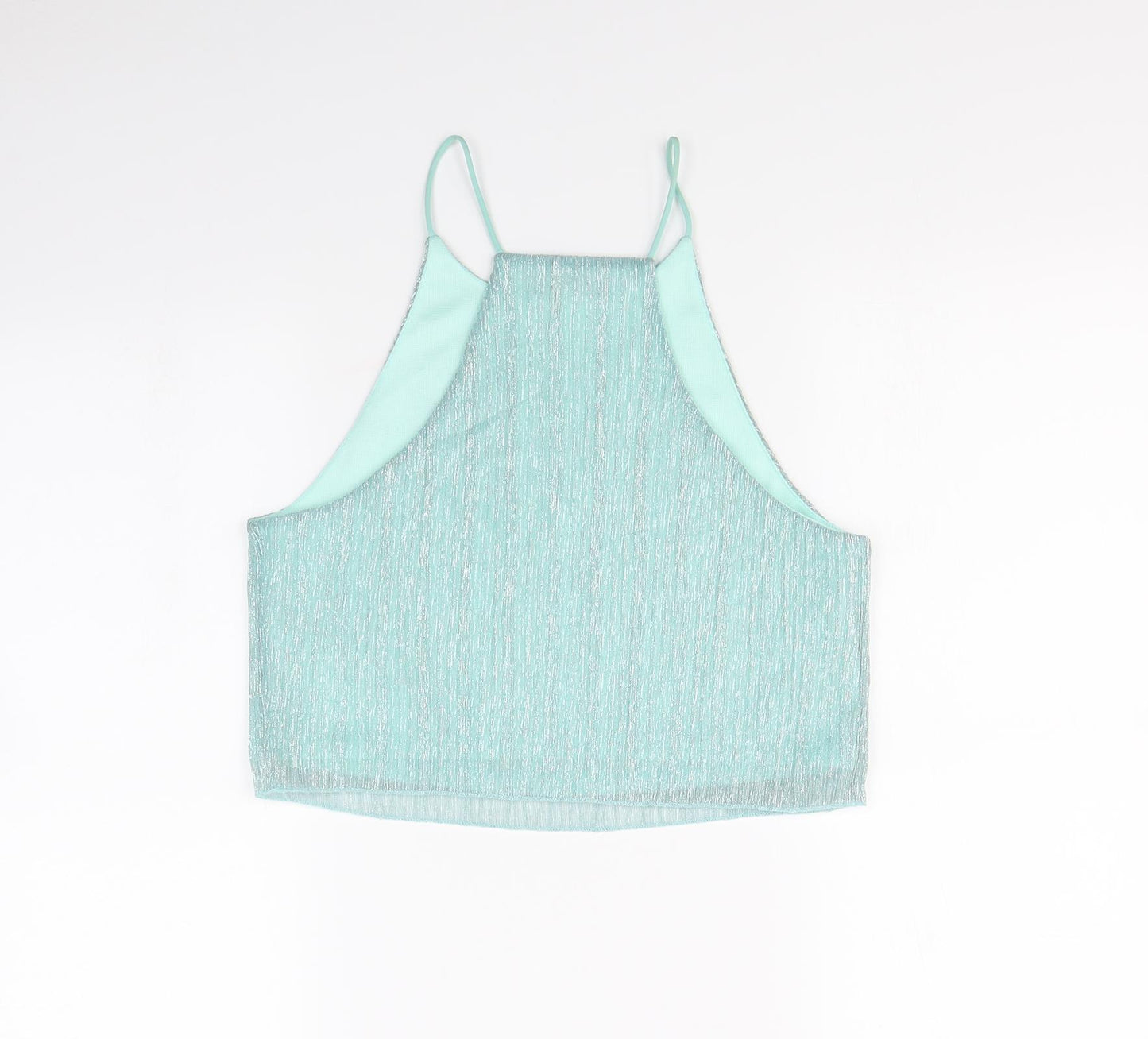 Topshop Womens Green   Cropped Tank Size 12