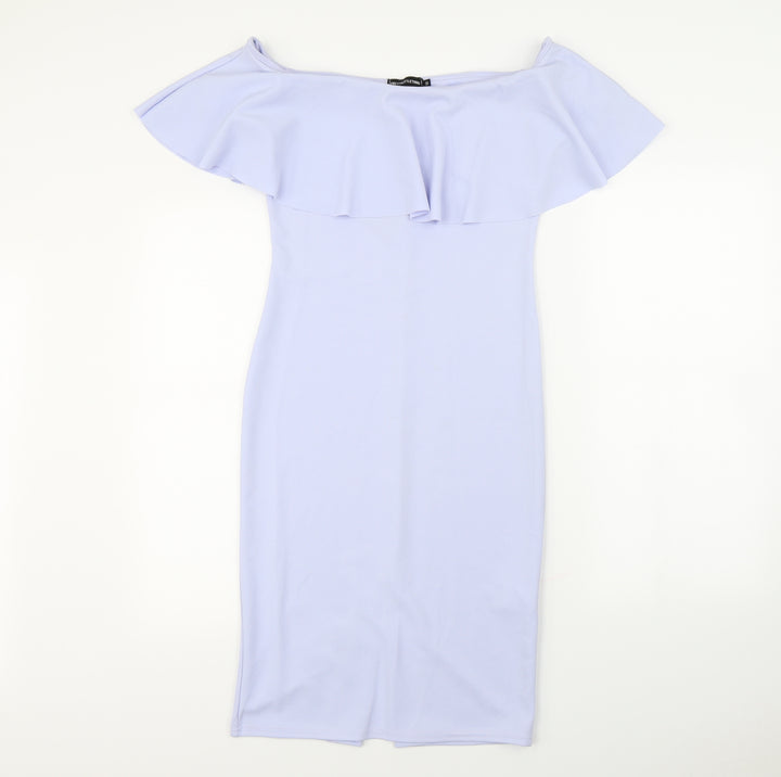 Pretty Little Princess Womens Blue Rayon Bodycon Size 12