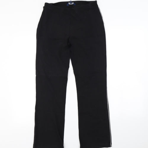 Maine New England Womens Black   Trousers  Size 12 L28 in