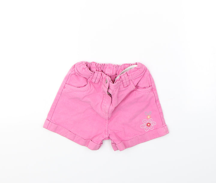 Cherokee Girls Pink Chino Shorts Size 5 Years