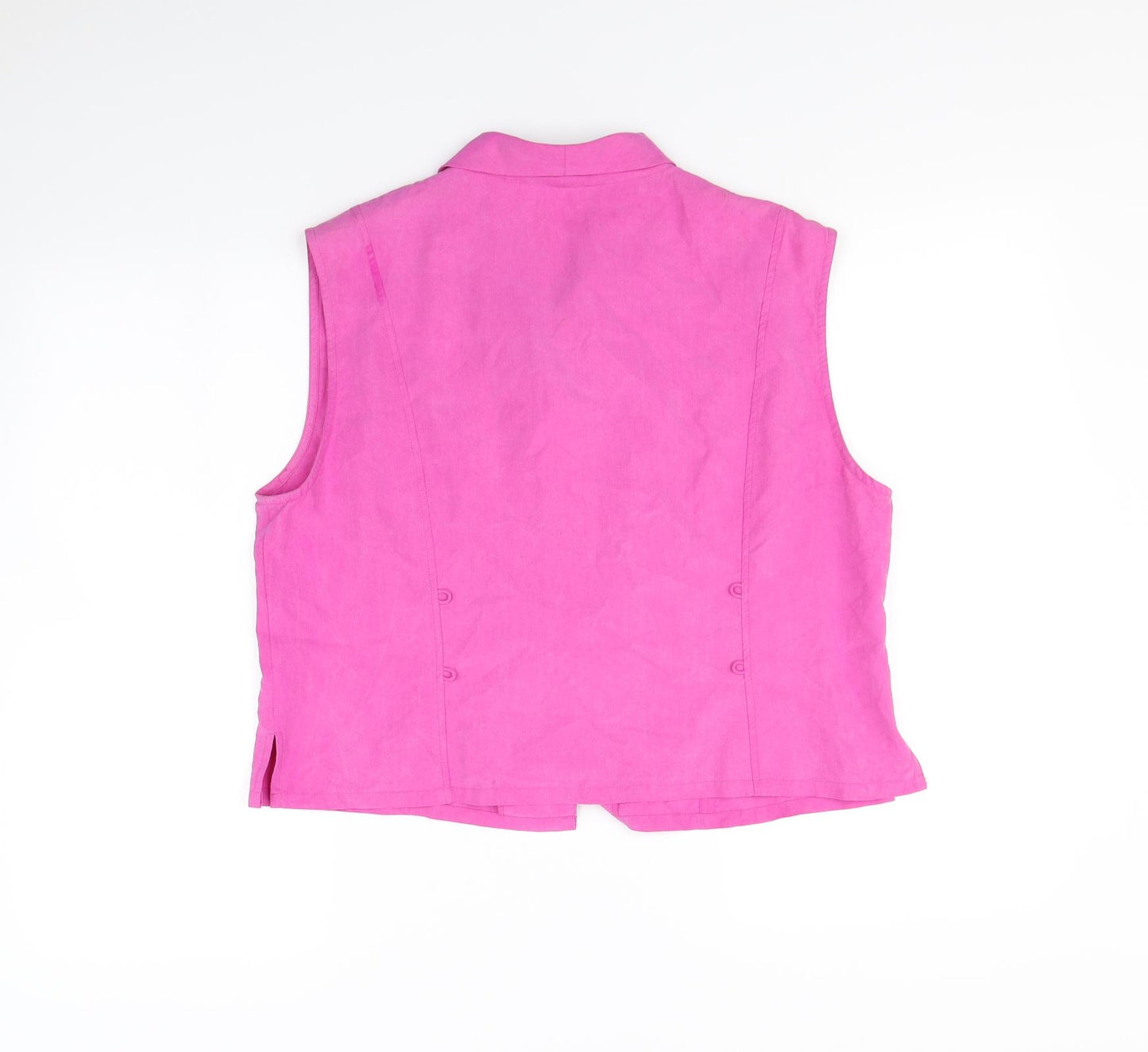 PLanet Womens Pink   Basic Button-Up Size 16