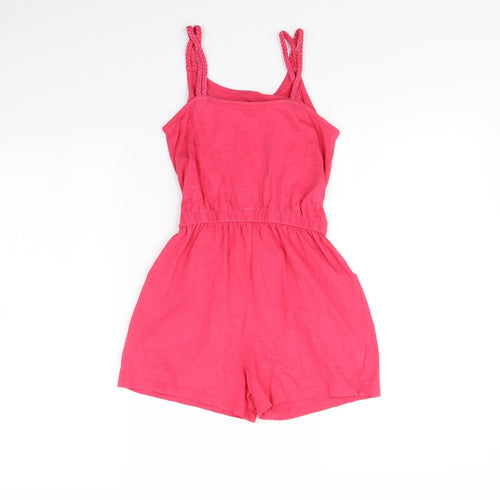 TU Girls Pink   Playsuit One-Piece Size 9 Years