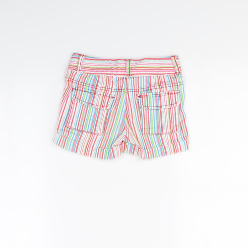 Fun Spirit Girls Multicoloured Striped  Bermuda Shorts Size 6 Years