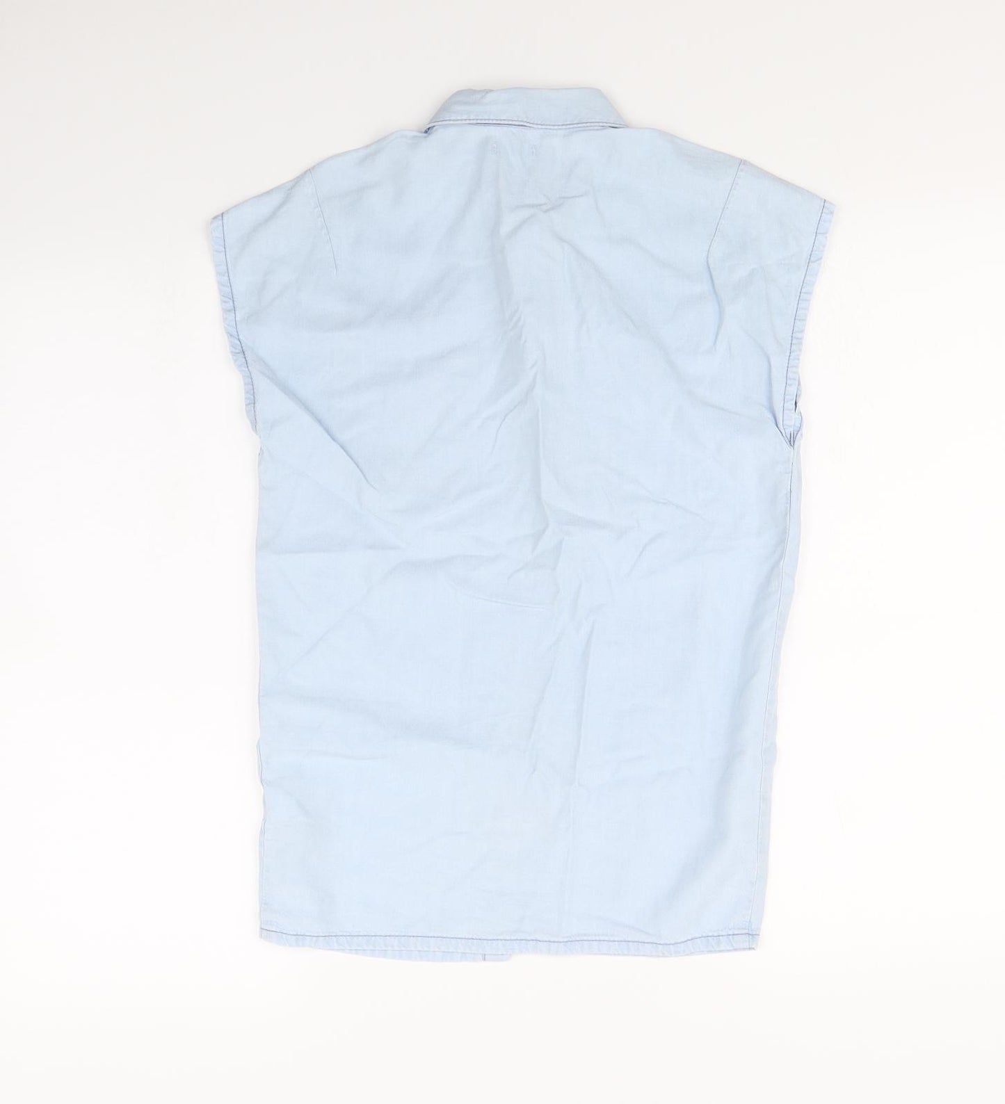 NEXT Girls Blue   Basic Button-Up Size 7 Years