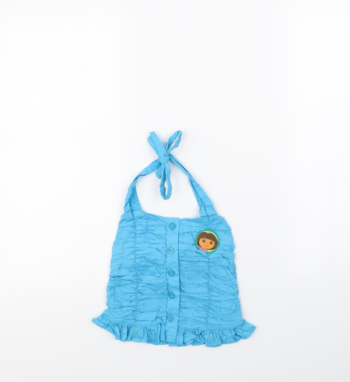 Dora the Explorer Girls Blue   Cropped Tank Size 5 Years  - Dora The Explorer