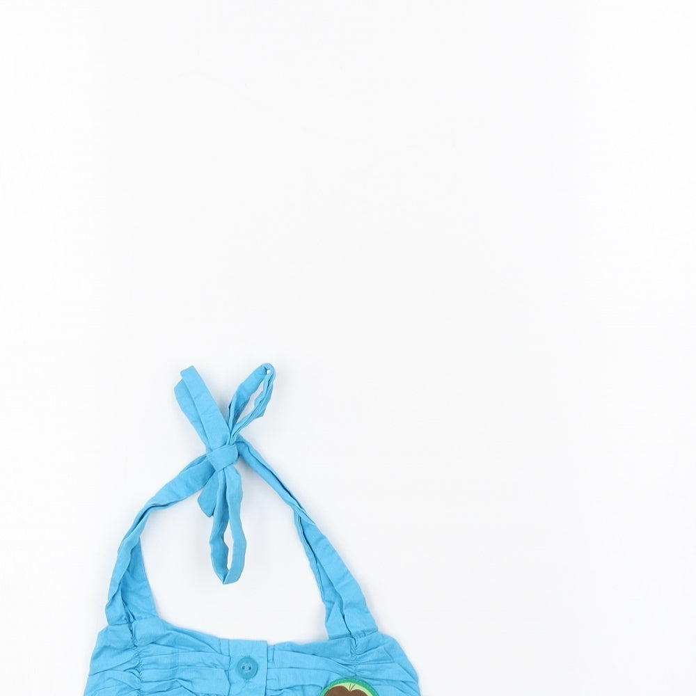 Dora the Explorer Girls Blue   Cropped Tank Size 5 Years  - Dora The Explorer