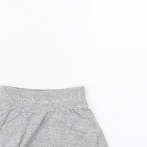 Preworn Girls Grey   Mini Skirt Size 5 Years