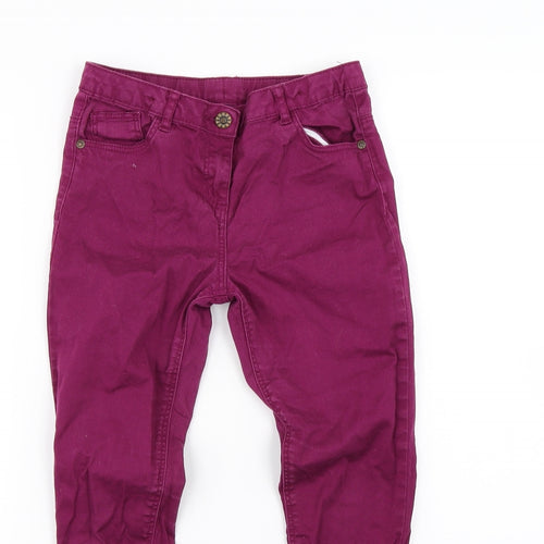George Girls Purple   Straight Jeans Size 9-10 Years