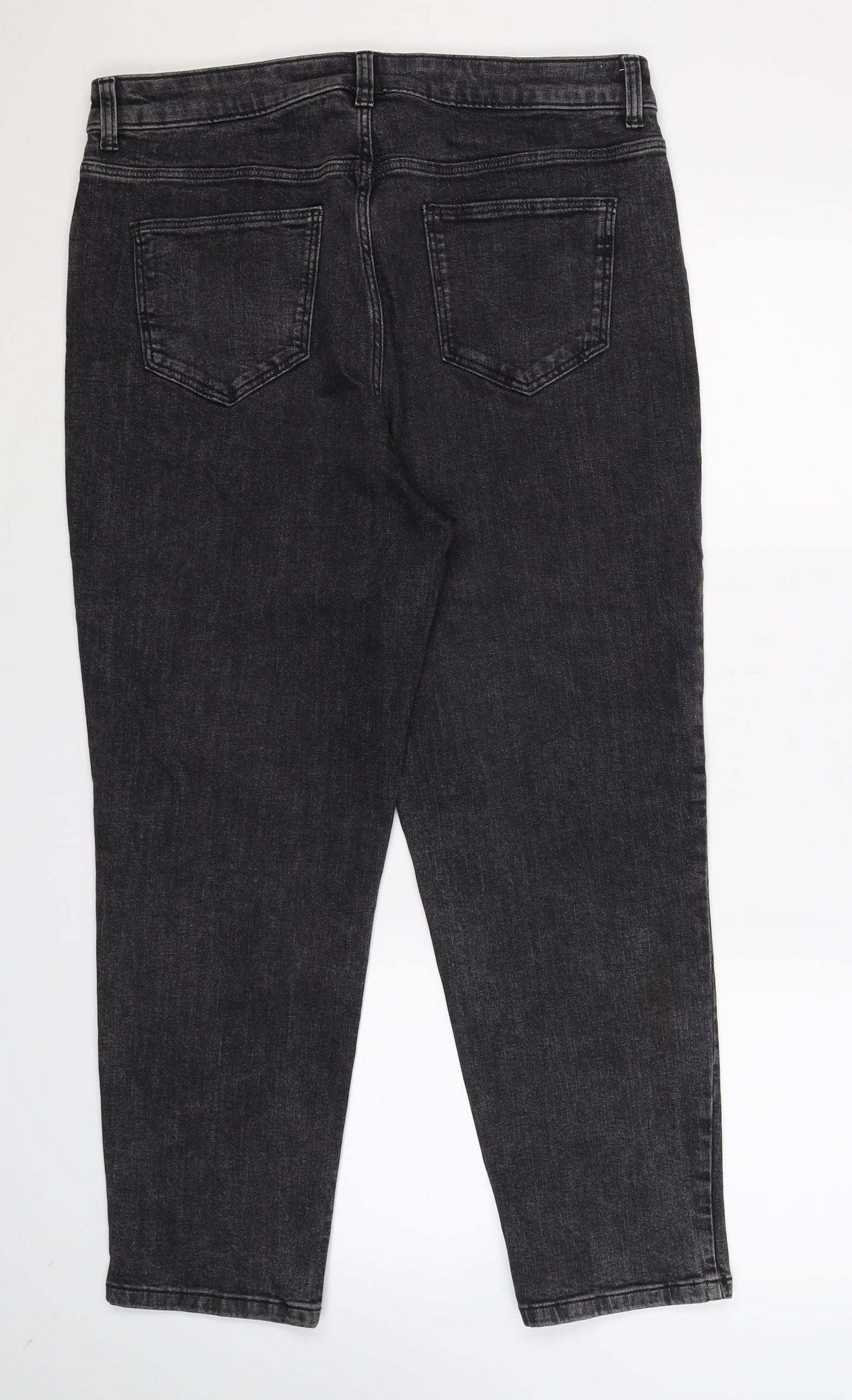 TU Womens Grey  Denim Skinny Jeans Size 16 L25 in