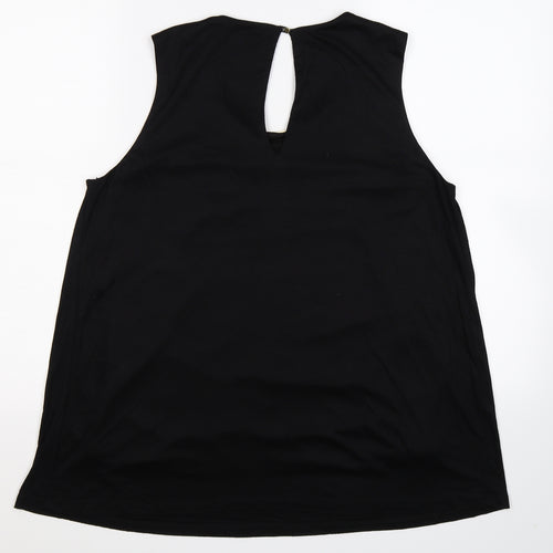 H&M Womens Black   Basic Blouse Size L