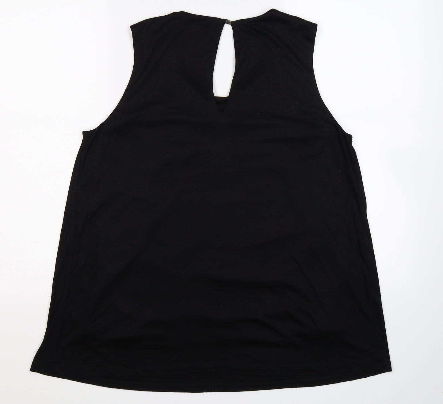 H&M Womens Black   Basic Blouse Size L
