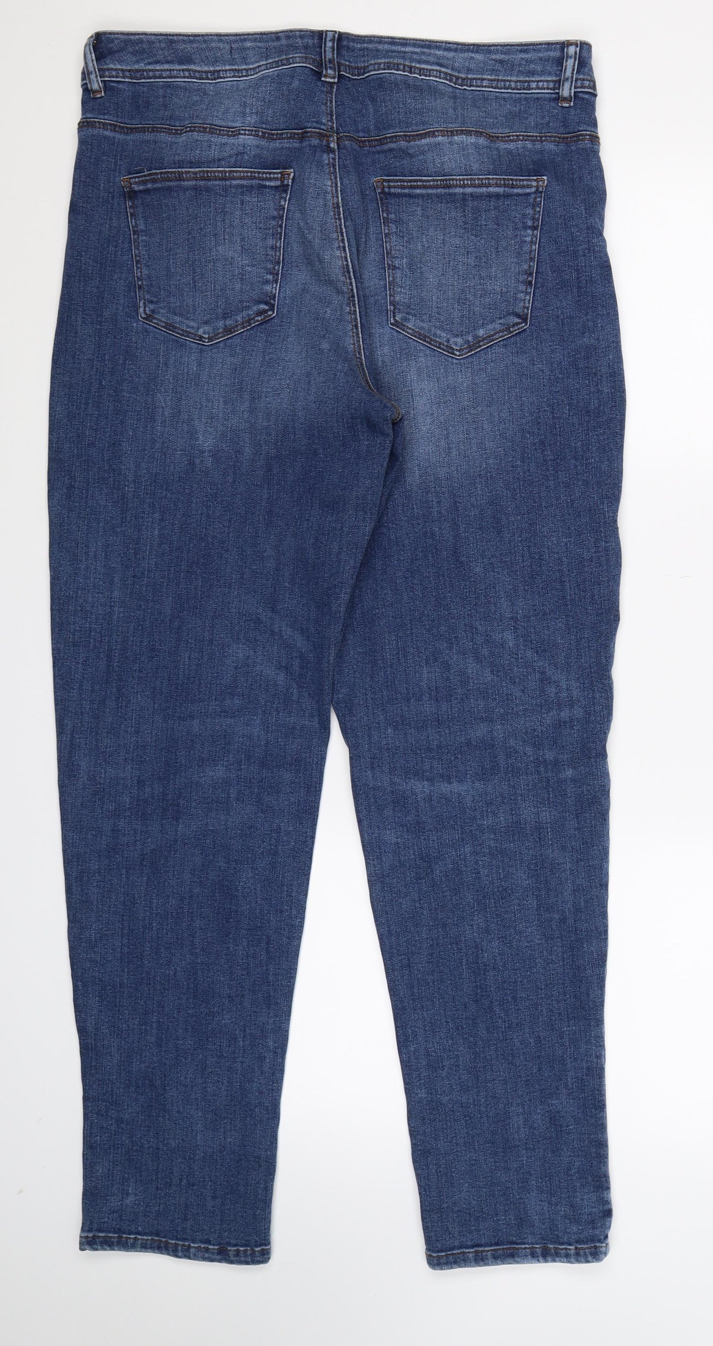 TU Womens Blue  Denim Skinny Jeans Size 14 L30 in