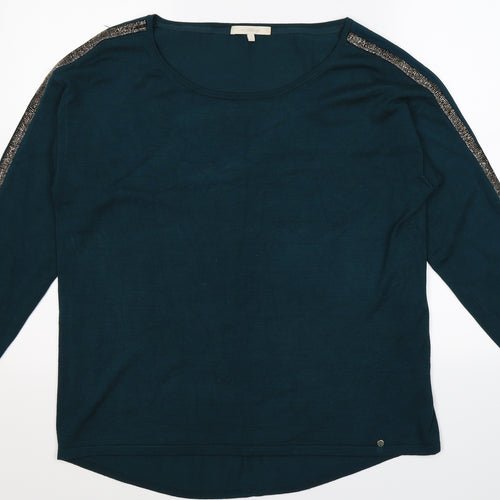 Wishbone Womens Green  Knit Pullover Jumper Size S