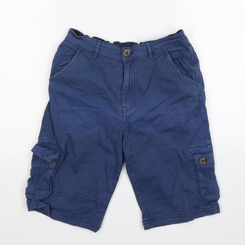 M&Co Boys Blue   Cargo Shorts Size 11-12 Years