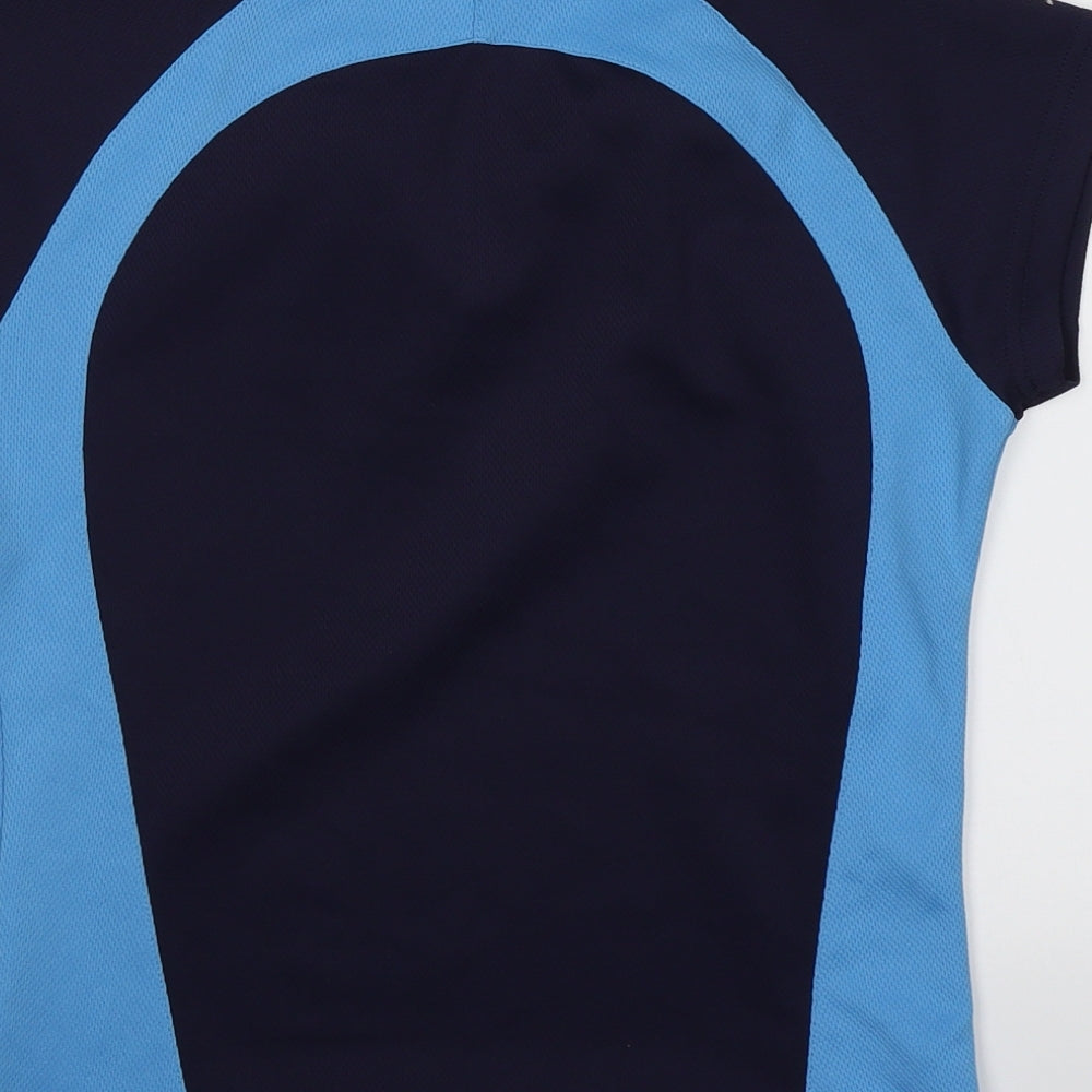 Akoa Womens Blue   Basic Polo Size S