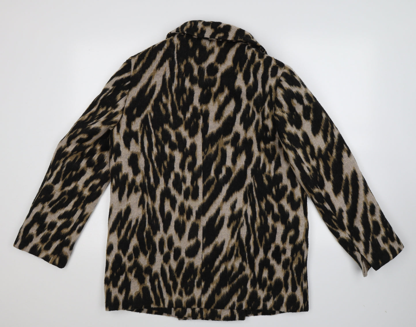 Mint Velvet Womens Multicoloured Animal Print  Jacket Coat Size 16