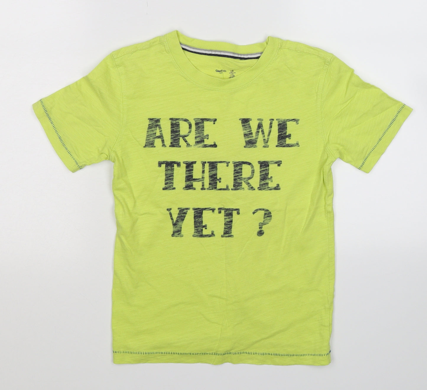 Gap Boys Green   Basic T-Shirt Size 6-7 Years
