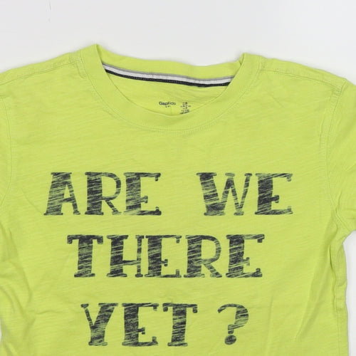 Gap Boys Green   Basic T-Shirt Size 6-7 Years