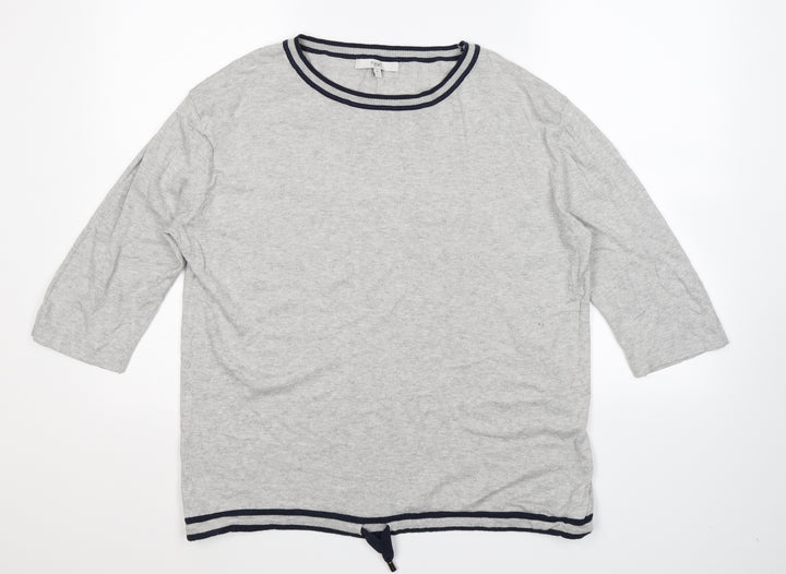 NEXT Womens Grey  Knit Pullover Jumper Size 12