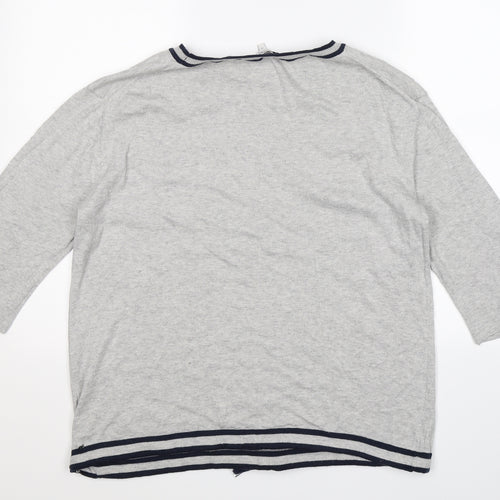 NEXT Womens Grey  Knit Pullover Jumper Size 12