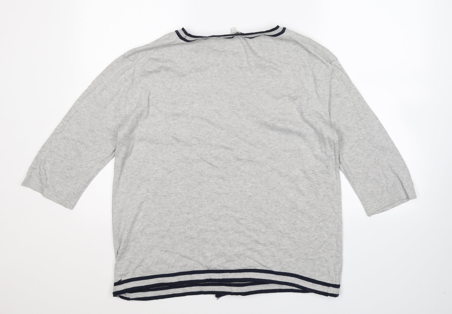 NEXT Womens Grey  Knit Pullover Jumper Size 12