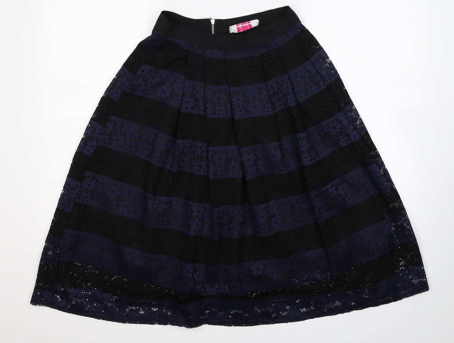 Dorothy Perkins Womens Multicoloured Striped  Flare Skirt Size 6