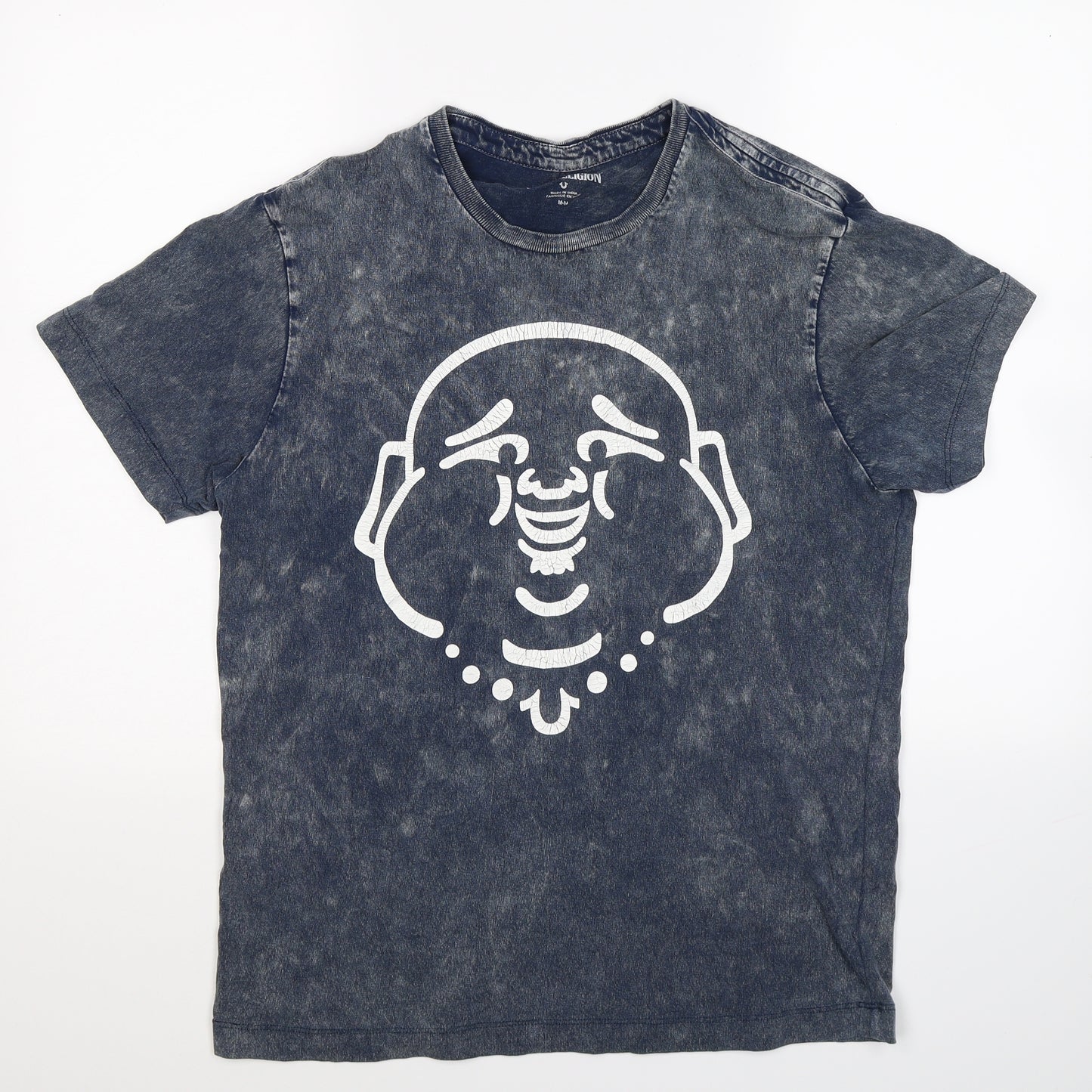 True Religion Mens Blue    T-Shirt Size M