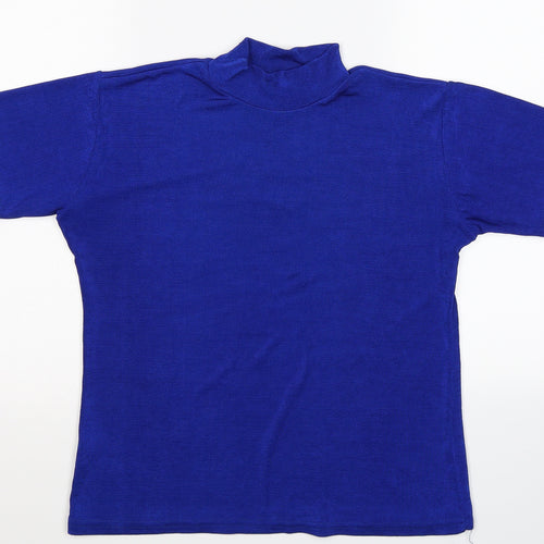 Preworn Womens Blue   Basic T-Shirt Size XL