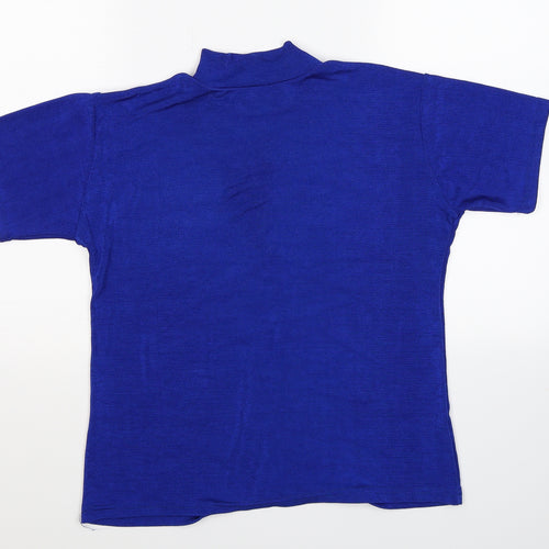 Preworn Womens Blue   Basic T-Shirt Size XL