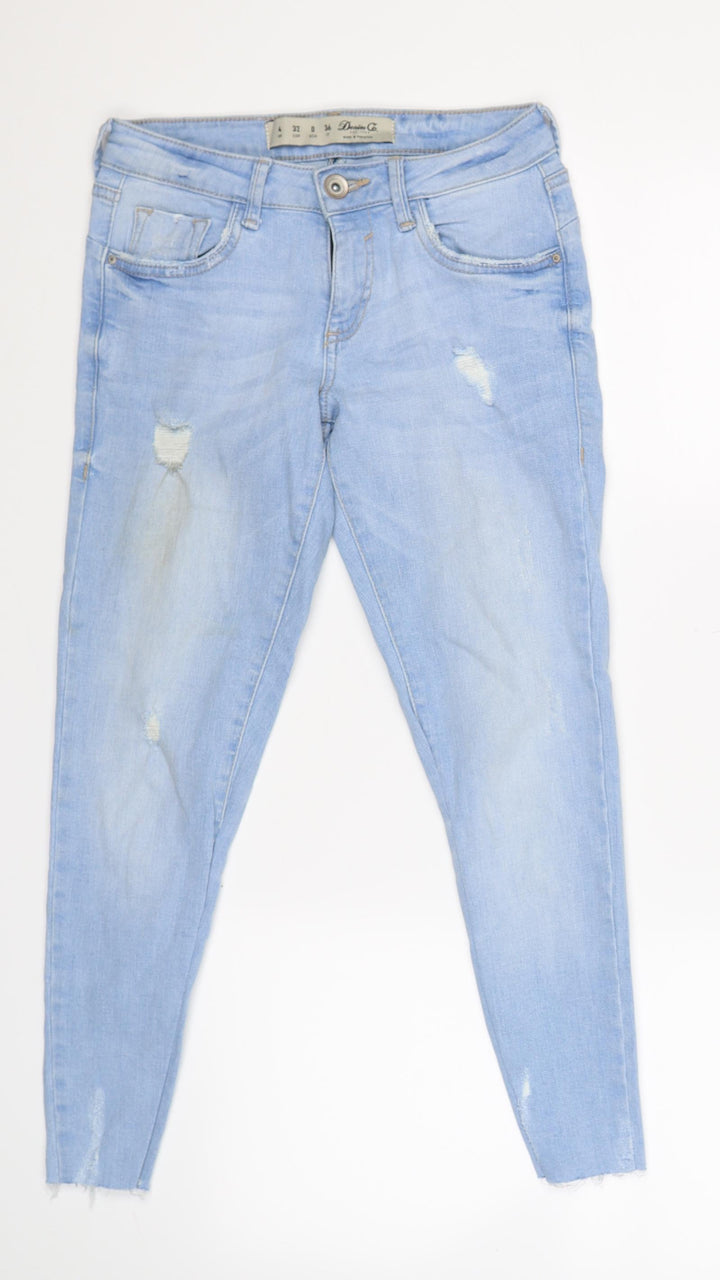 Denim Co Womens Blue Denim Skinny Jeans Size 4 L23 in