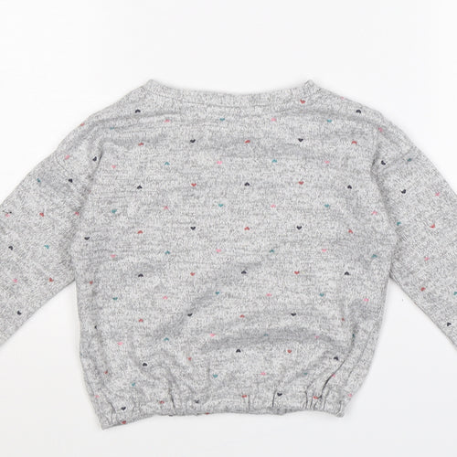 TU Baby Grey Spotted  Kaftan Pyjama Top Size 18-24 Months