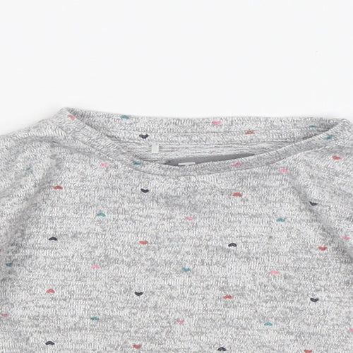 TU Baby Grey Spotted  Kaftan Pyjama Top Size 18-24 Months