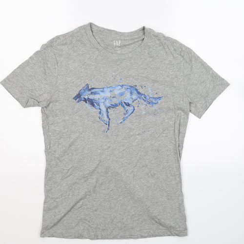 Gap Mens Grey    T-Shirt Size XS