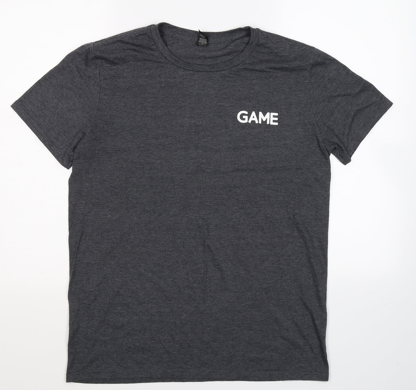 Anvil Mens Grey    T-Shirt Size M