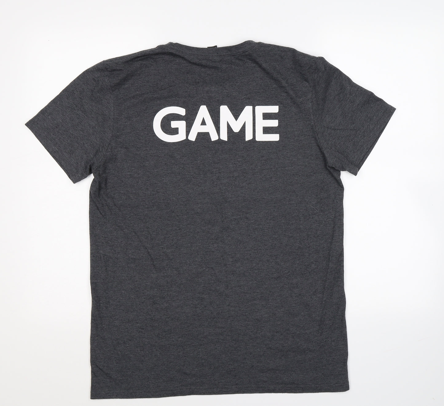 Anvil Mens Grey    T-Shirt Size M