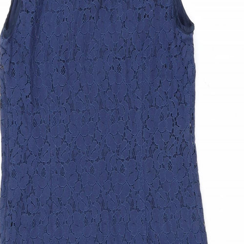 Gap Womens Blue Floral  Shift  Size S  - Lace Layer