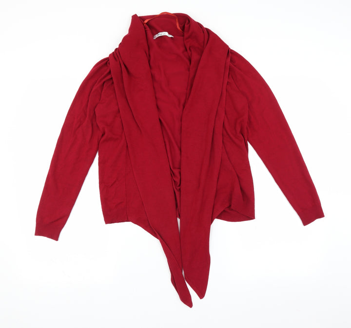 M&Co Womens Red   Cardigan Jumper Size M