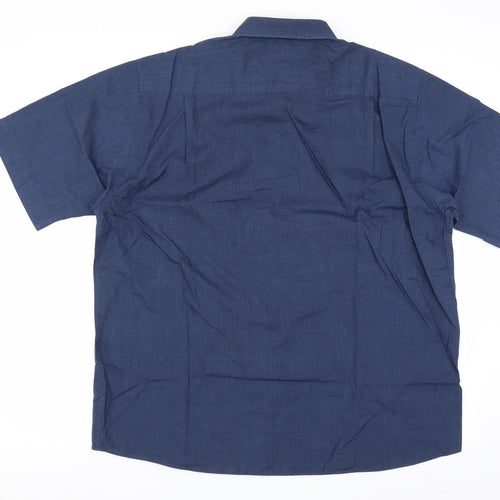 BHS Mens Blue    Button-Up Size 17.5