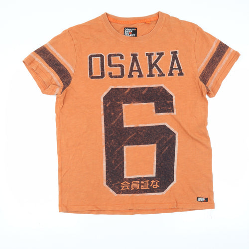 Superdry Mens Orange    T-Shirt Size XL
