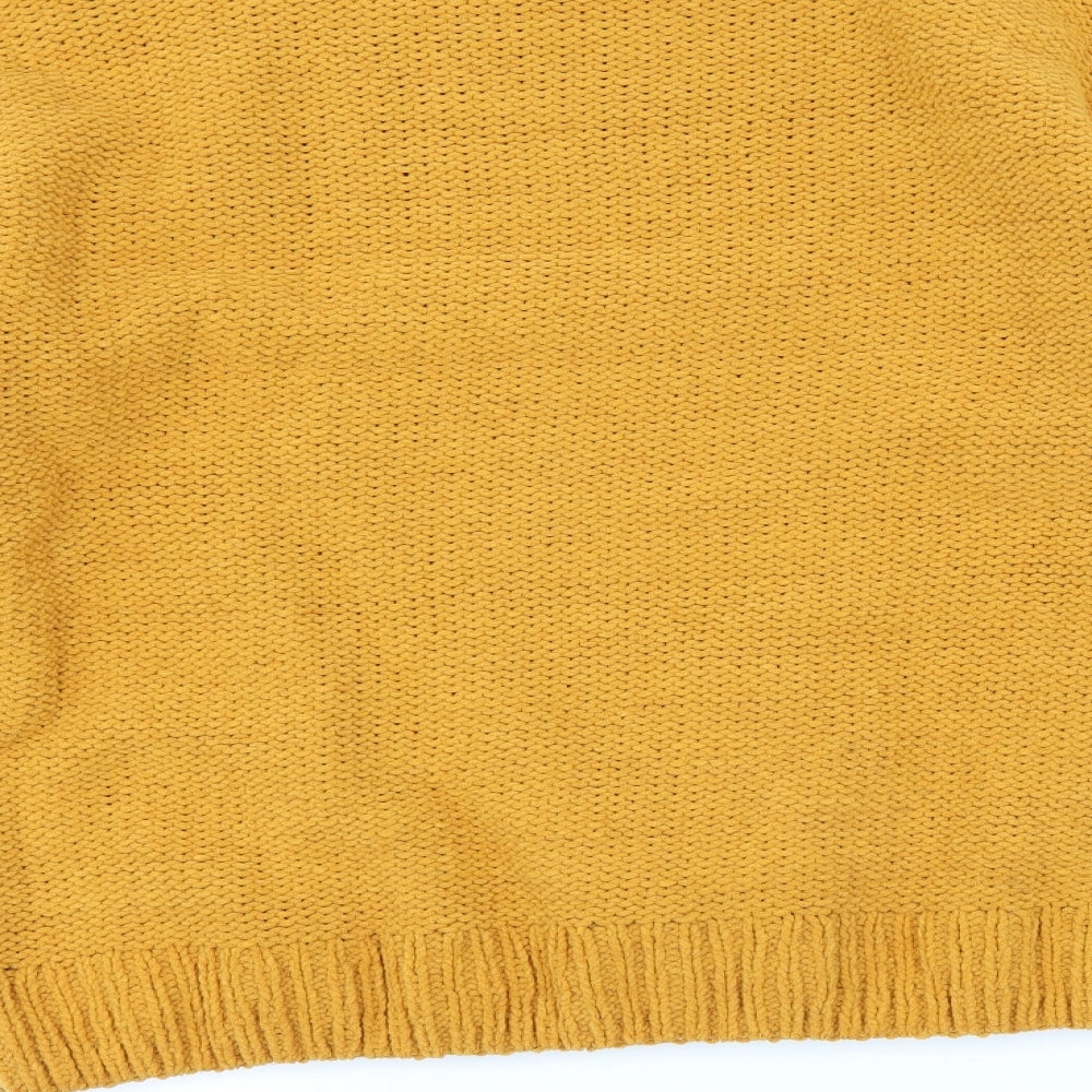 Primark Womens Yellow   Pullover Jumper Size S