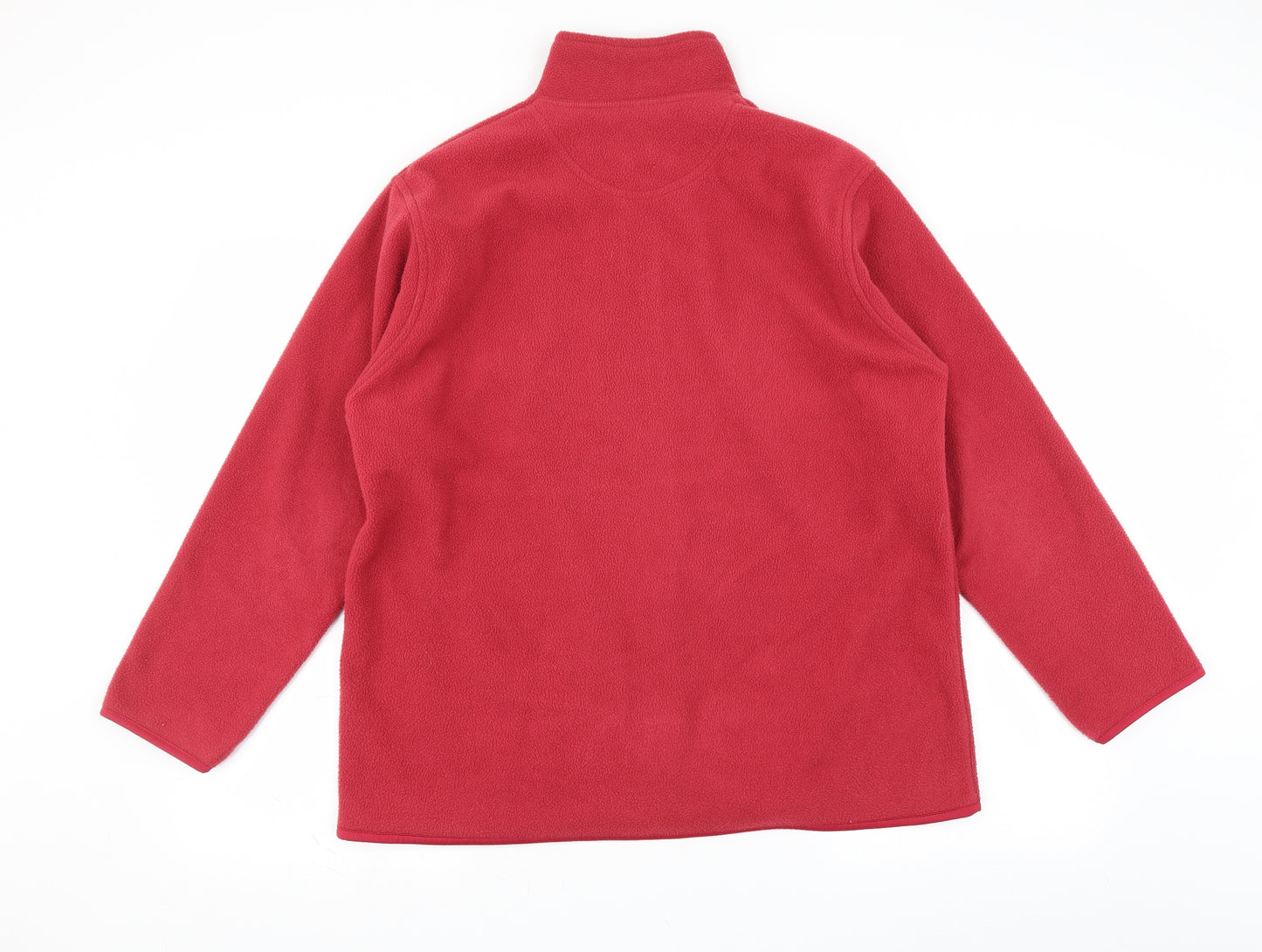 EWM Womens Red   Full Zip Jumper Size M  - fleece