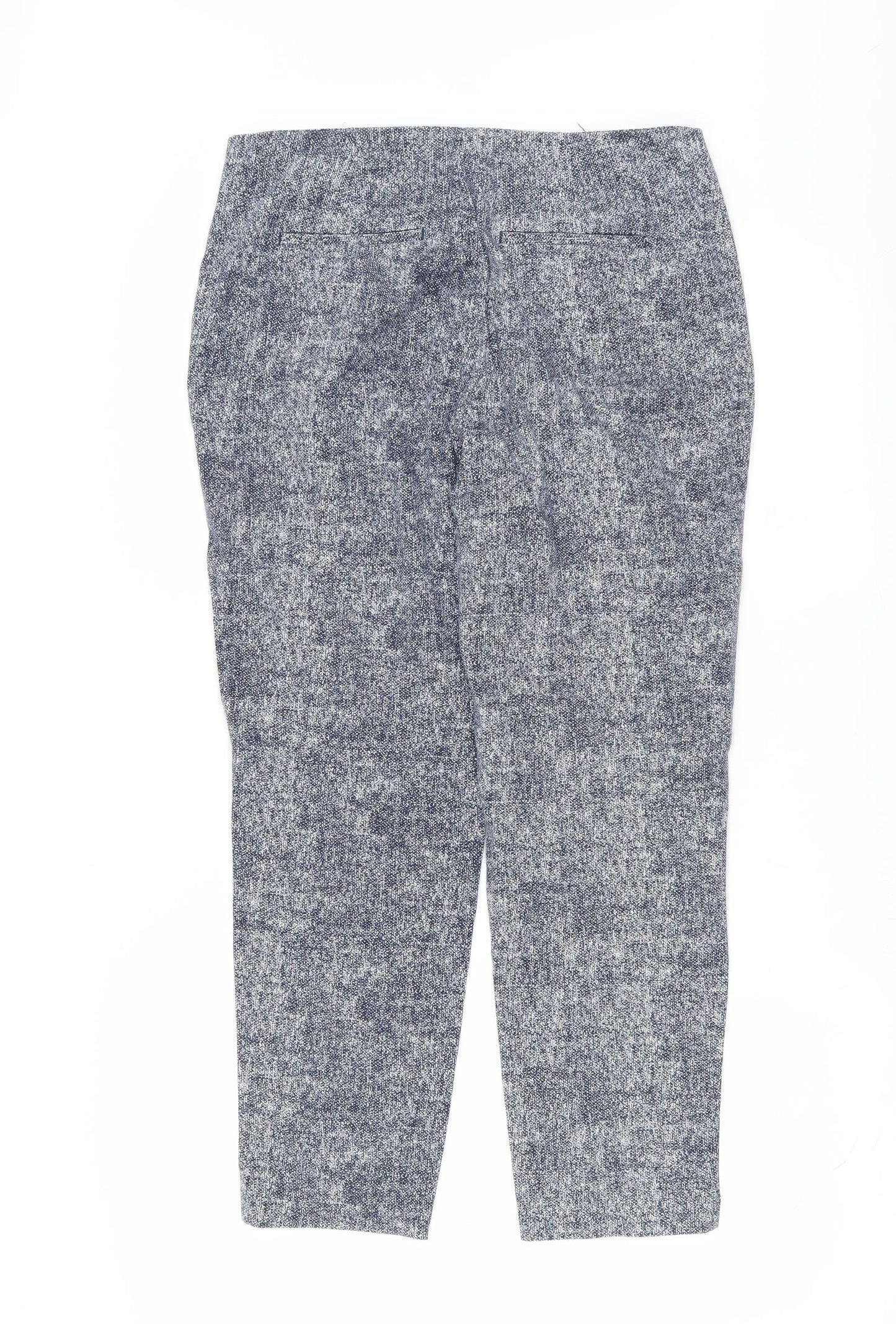 Marks and Spencer Womens Blue   Trousers  Size 12 L25 in - tapered leg