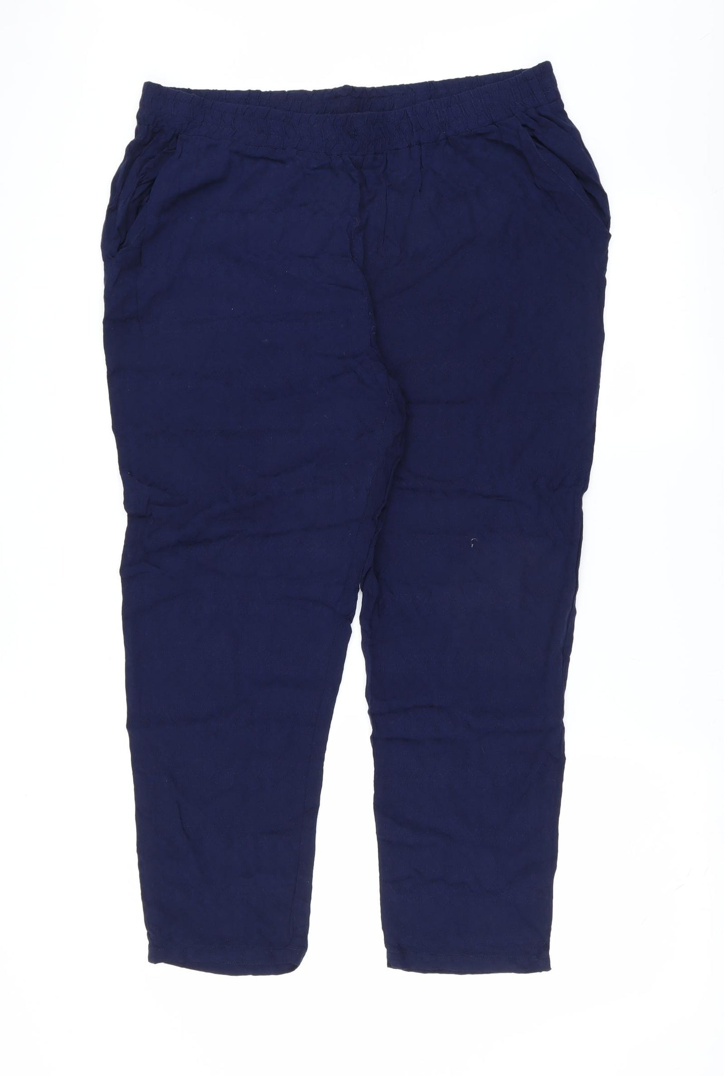 George Womens Blue   Trousers  Size 18 L27 in