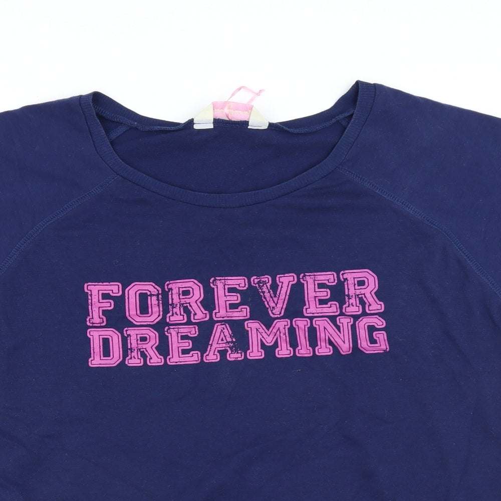 Forever Dreaming Womens Blue   Basic T-Shirt Size XL  - forever dreaming