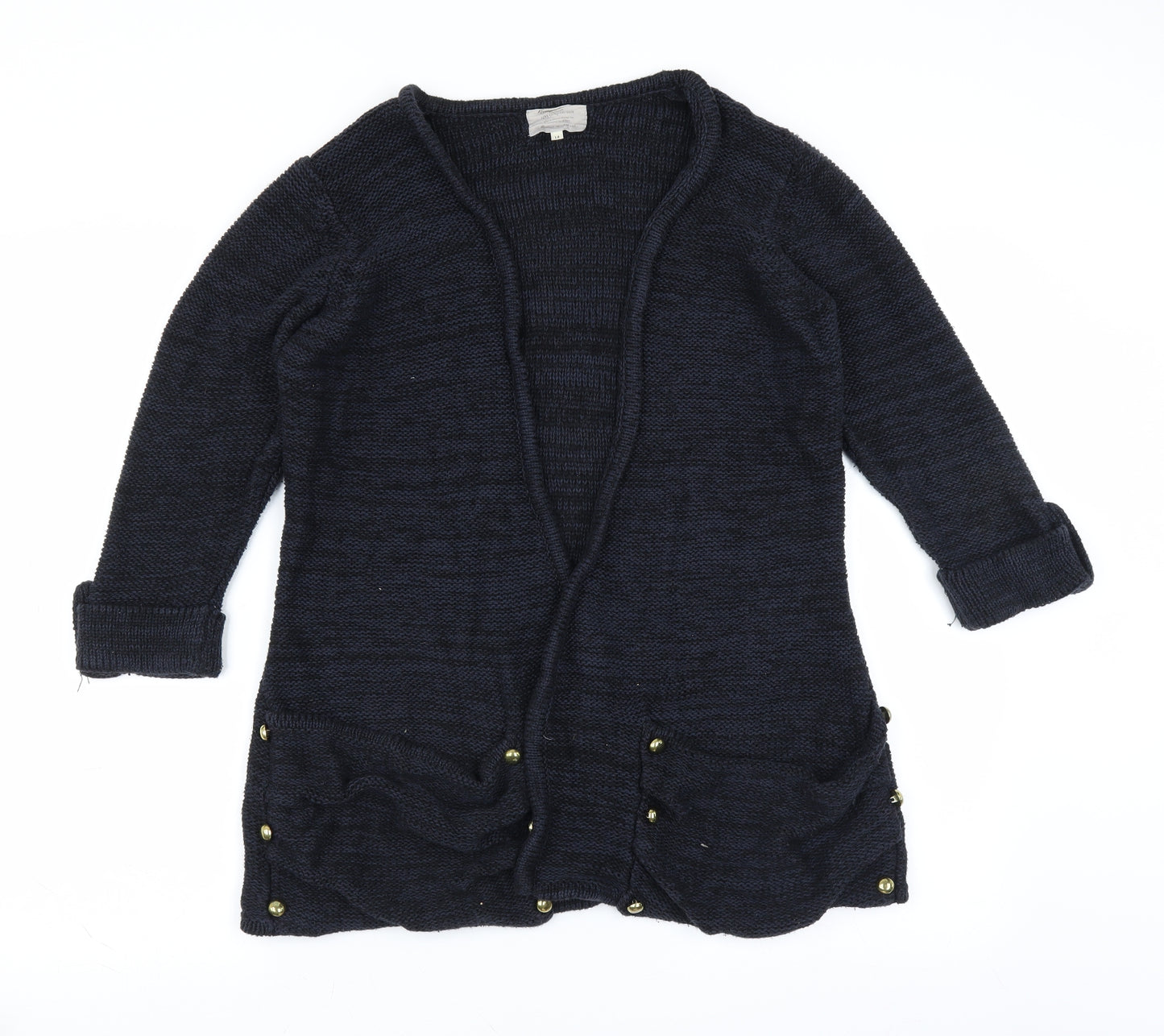 River Island Womens Blue   Cardigan Jumper Size 14
